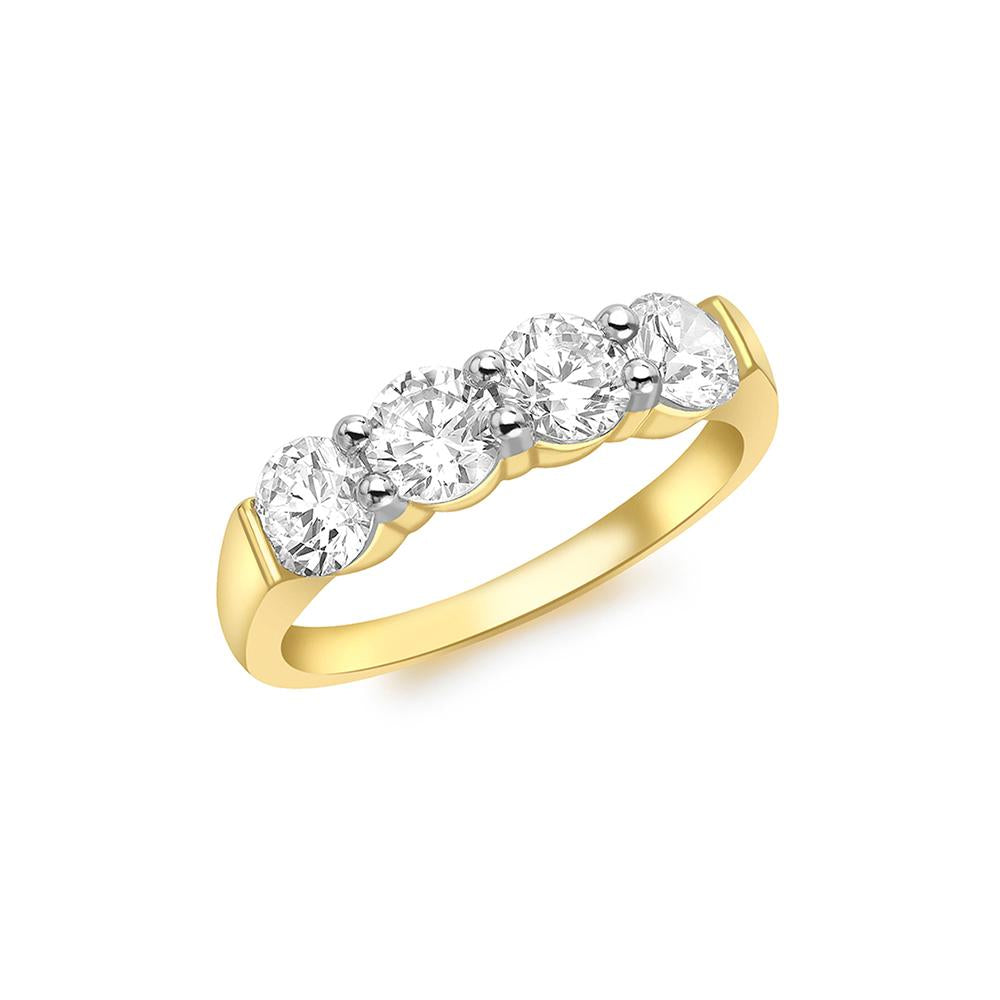 4 stone online eternity ring