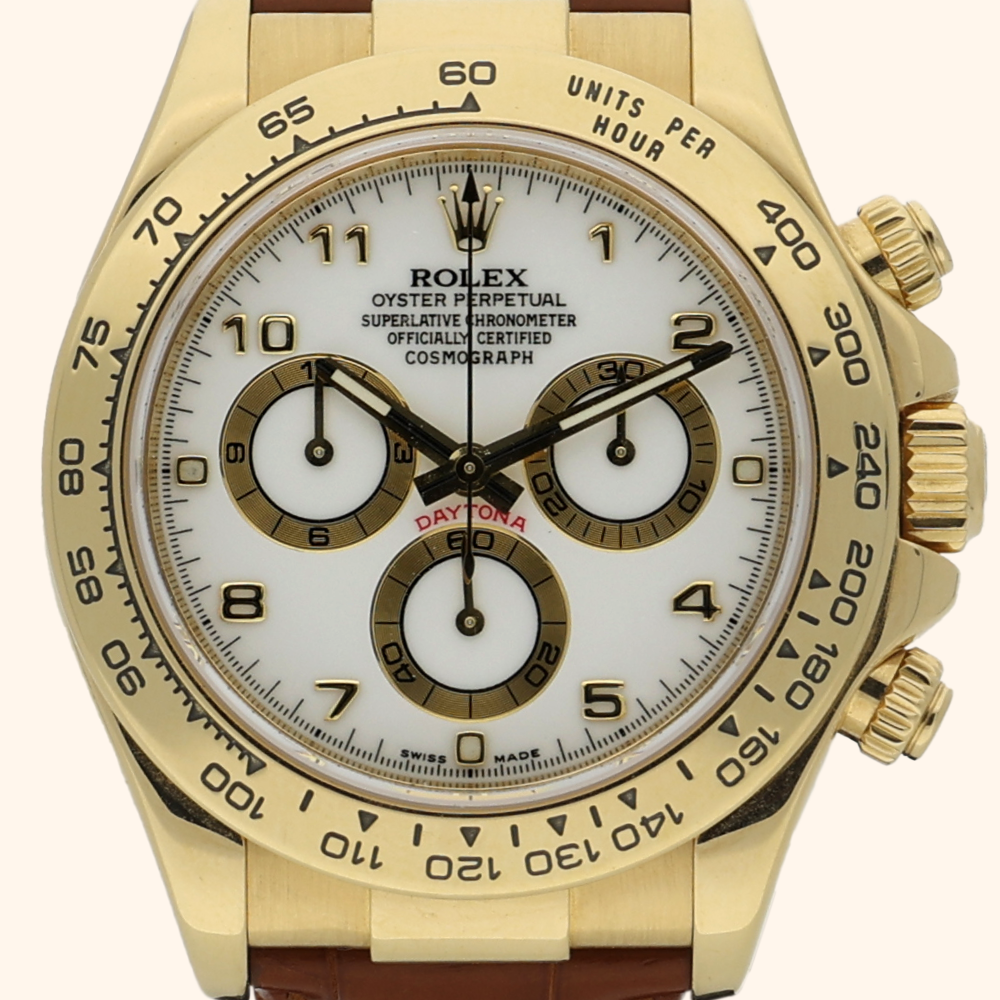 Pre-Owned Rolex Cosmograph Daytona 18K Yellow Gold - Dial