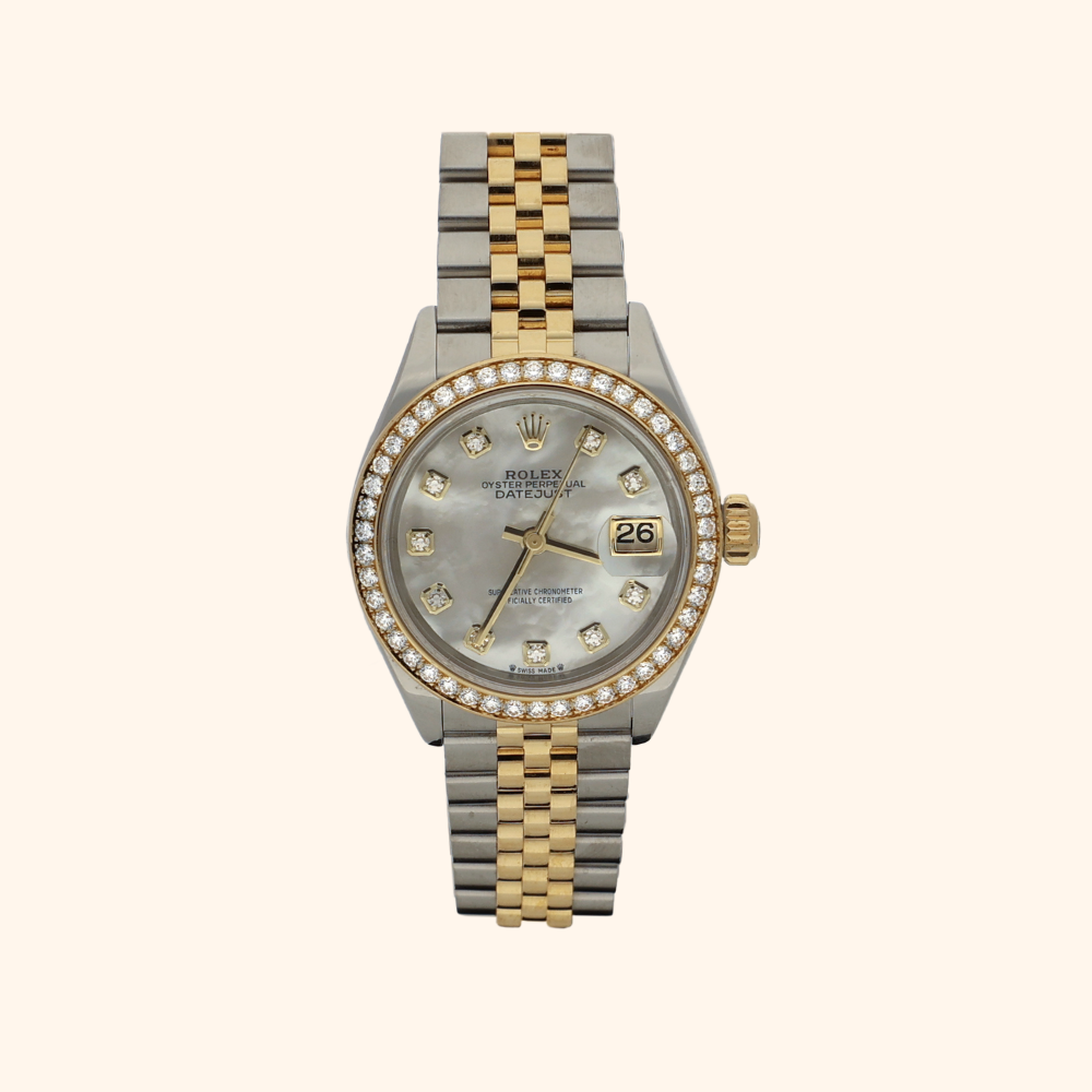 Pre-Owned Rolex Lady-Datejust Mother of Pearl - Front