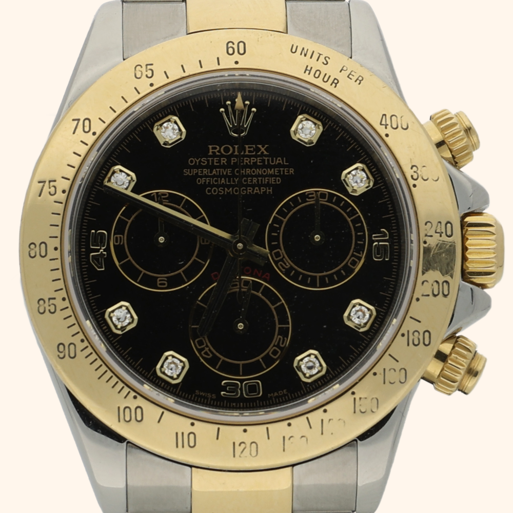 Pre-Owned Rolex Cosmograph Daytona Black Dial 40mm Dial