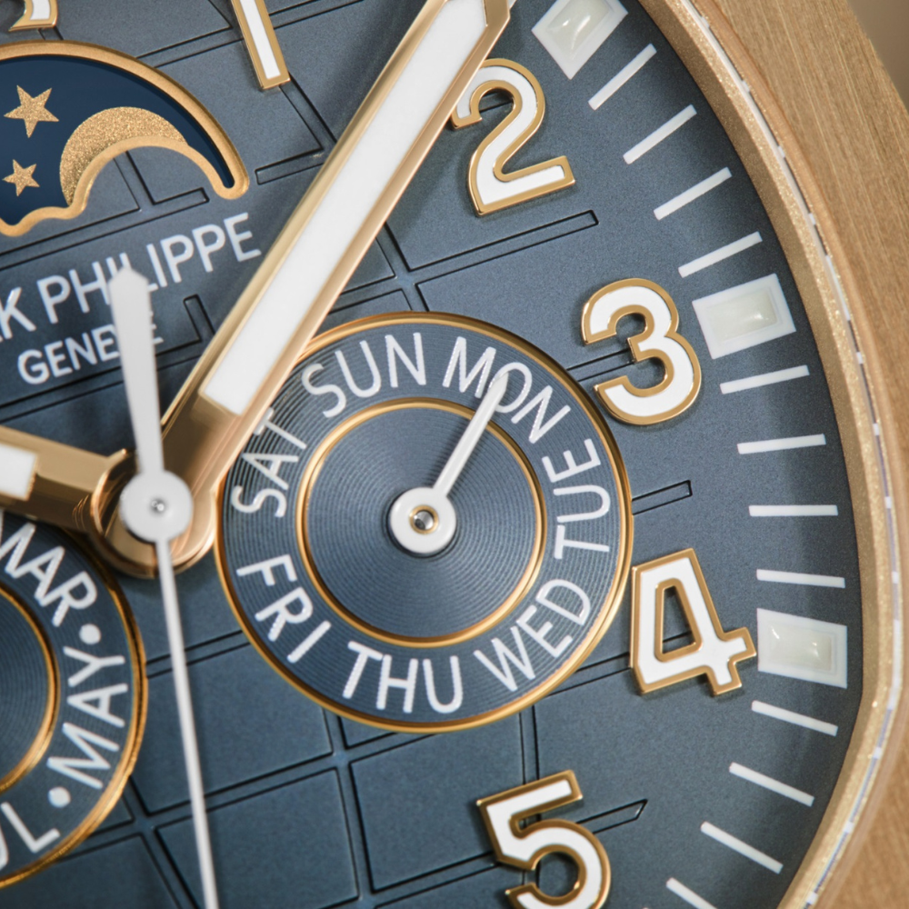 Patek Philippe Aquanaut Ref. 5261R Dial Close Up